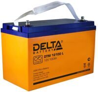 Аккумулятор 12В 100Ач Delta DTM 12100 L